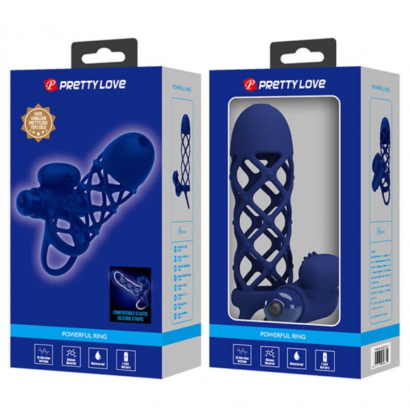 PRETTY LOVE - JiAn Extended Penis Sleeve (L:11.5cm - D:3.6cm)